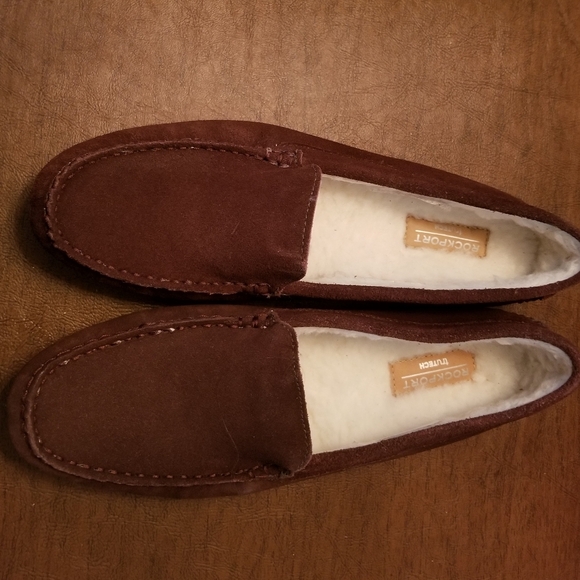 NIB Rockport brown suede driving moccasin size 7. - Picture 2 of 8